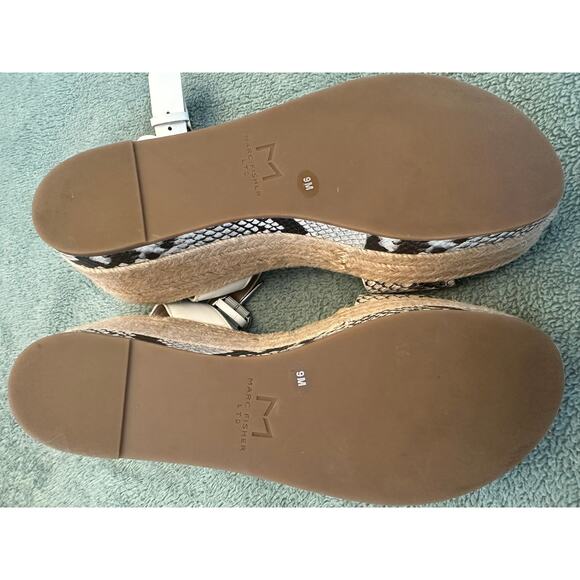Marc Fisher LTD Espadrille Platform Wedges Size 9 - Picture 7 of 7